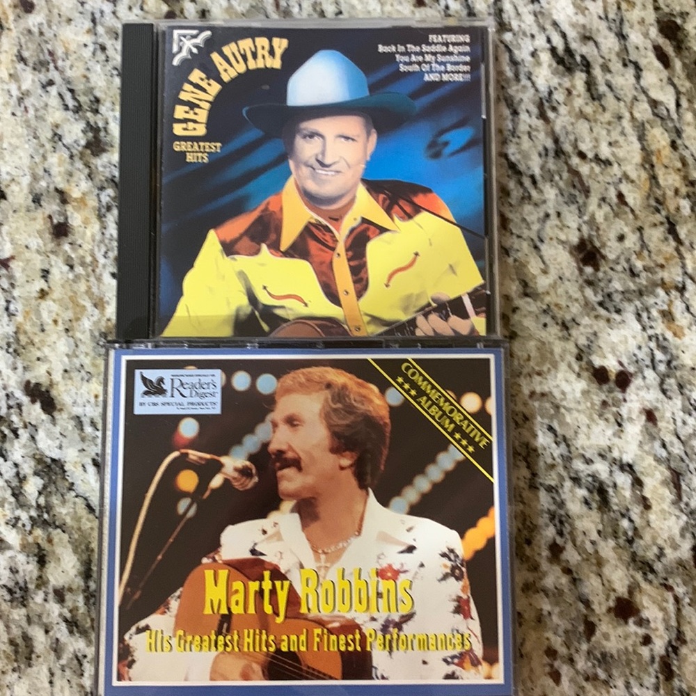 4 CD bundle of classic western Gene Autry 3CDs & Marty Robbins greatest hits.